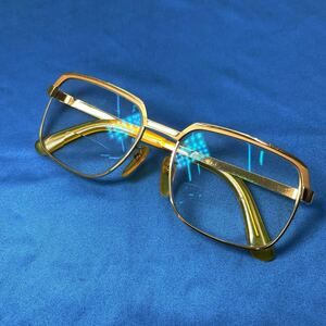 【高級】K18 刻印 金無垢 メガネ フレーム 鼈甲 白甲 総重量44.7g 眼鏡 老眼鏡 18金 ◯M刻印