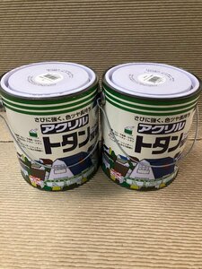 mic.7 トタン屋根用ニッペ　アクリル　つやあり　2Ｌ×2缶　★こげ茶数あり