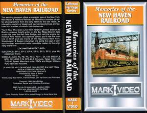 【アメリカ鉄道資料　VHSビデオテープ】Memories of the NEW HAVEN RAILROAD