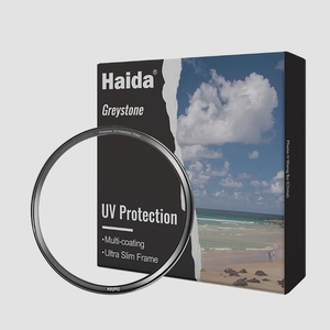 送料無料★Haida UVフィルター 77mm 保護フィルター レンズフィルター カメラ用 金の外輪付き