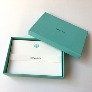 [bdd]/ 未使用品 /『ティファニー TIFFANY&Co. レターセット カード & 封筒 各12枚』/ ティファニー ブルー ボックス