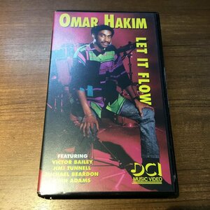 オマー・ハキム OMAR HAKIM / レット・イット・フロウ ▼VHS ビデオ YMVH00318