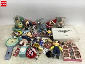 1円〜 同梱不可 ジャンク 不二家 ペコちゃん 人形、貯金箱、時計 等