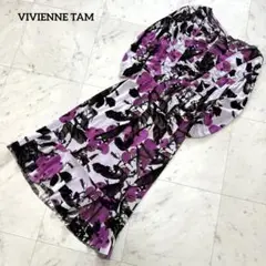 【美品】VIVIENNE TAM ヴィヴィアンタム パワーネット 花柄ワンピース