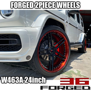 W463a 鍛造アルミホイール★完全オーダーメイド 36FORGED WHEEL 2ピース ベンツ G63 G350 G550 アメ鍛 フォージド ゲレンデ　130