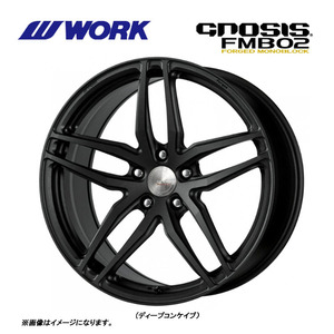 送料無料 ワーク GNOSIS FMB02 9J-20 +42 5H-100 (20インチ) 5H100 9J+42【4本セット 新品】