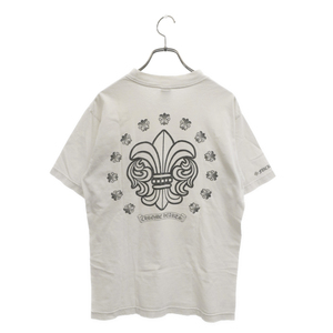 CHROME HEARTS クロムハーツ CH T-SHRT/3 BSフレアバックプリント半袖 Tシャツ ホワイト