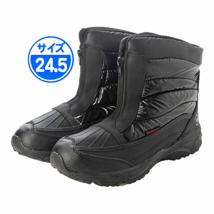 【新品 未使用】防寒ブーツ メンズ ブラック 24.5cm 黒 22392