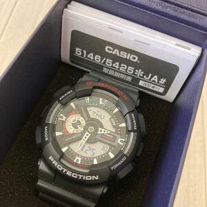 1円〜新品未使用品 CASIO カシオ G-SHOCK Gショック 5146 GA-110-1AJF 腕時計 ブラック
