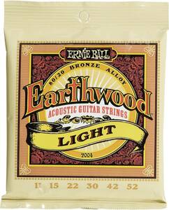 ライト 1パック 単品 【正規品】 ERNIE BALL 2004 アコースティックギター弦 (11-52) EARTHWOOD 