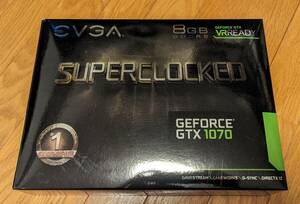 【正常動作品】 EVGA GeForce GTX 1070 SC GAMING