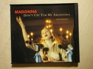 『Madonna/Don’t Cry For Me Argentina(1997)』(特殊ケース仕様,WARNER BROS. 9 43809-2,USA盤,6track,Remix,Evita)