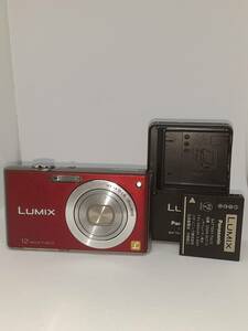 Panasonic パナソニック LUMIX DMC-FX40 レッド コンパクトデジタルカメラ デジカメ コンデジ ルミックス