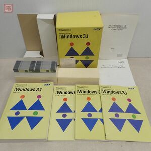 NEC PC-9800シリーズ 5インチFD 2HD Windows 3.1 Microsoft Software Library PS98-1115-31 UE1115-30 箱説付 日本電気 PC-9801【20