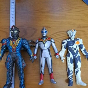 ウルトラマンティガ ウルトラマンダイナ ウルトラ怪獣シリーズ ゼルガノイド キリエロイド イーヴィルティガ 絶版 ソフビ フィギュア