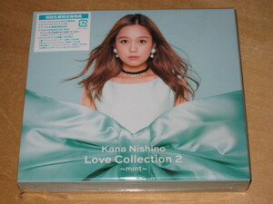 未開封品 西野カナ Love Collection 2～ mint / ラブ コレクション Ⅱ ミント 初回生産限定盤CD+DVD 送¥185～
