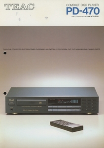 TEAC PD-470のカタログ ティアック 管1734
