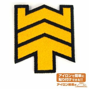 機動戦士ガンダム 機動戦士ガンダム MS用階級章ワッペン 紋章 日本製(PWD)