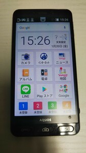 S3303 Softbank シンプルスマホ3 509SH SHARP/シャープ androidスマートフォン 簡易動作確認＆簡易清掃＆初期化OK 判定〇 現状品 送料無料 