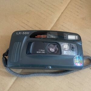 （D-3）(RICOH デート 生活防水 パノラマ フィルム カメラ LX-55W(型番)〈フィルムカメラ〉