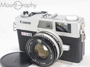 ★特別特価★ CANON キヤノン Canonet QL17 G-III #i4970