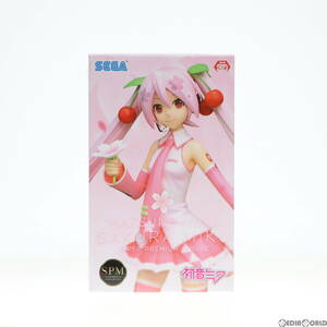 【中古】[FIG]桜ミク スーパープレミアムフィギュア キャラクター・ボーカル・シリーズ01 初音ミク プライズ(1030956) セガ(61721115)