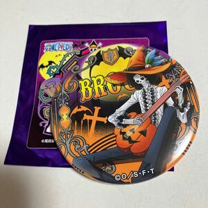 ONE PIECE ワンピース 輩缶バッジ Trick or Adventure ブルック 麦わらストア ハロウイン