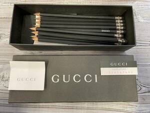 M123 ☆未使用☆ GUCCI グッチ 鉛筆 箱付き 10本セット