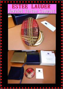 ESTEE LAUDER Jeweled Tartan Compact　レア商品　コレクション放出