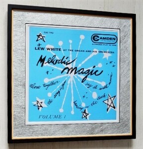 アンディ・ウォーホル/ルー・ホワイト/LPジャケット ポスター額付/Andy Warhol/Lew White/Melodie Magic/かわいい/おしゃれリビング/飾る