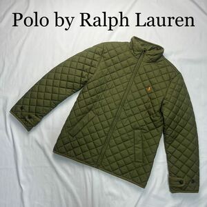 Polo by Ralph Lauren ポロバイラルフローレン ジャケット キルティング カーキ キッズ 子ども用 M（10-12）