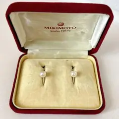 ・.。*MIKIMOTO K14WG パールイヤリング・.。*