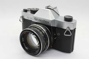 【返品保証】 ローライ Rolleiflex SL35 シルバー Planar HFT 50mm F1.4 ボディ レンズセット s2549