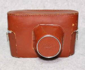 [ei595]カメラケース　 FED 3 フェド　ソビエト製　ソ連　MADE IN USSR camera case 革ケース　カメラ入れ