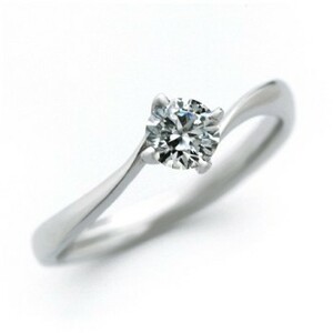 婚約指輪 安い ダイヤモンド リング 0.5カラット プラチナ 鑑定書付 0.504ct Hカラー VS1クラス 3EXカット H&C CGL