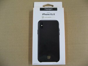 Spigen シュピゲン　iPhone XS / iPhone X用　5.8インチ Case La Manon calin Chic Black 063CS25321(チック　8809613768039