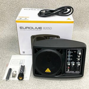 BEHRINGER ベリンガー EUROLIVE B205D パワードスピーカー 取扱説明書 箱付き [M11602]