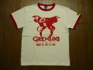 新品未使用品　HARDCORE CHOCOLATE X GREMLINS　ハードコアチョコレート　グレムリン　半袖　リンガー　Tシャツ　映画　ムービー　サイズM