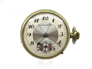 1円〜　懐中時計 クロノメーター スモールセコンド H.W.Co SPECIAL /中古腕時計