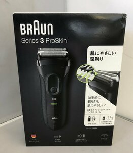 【未使用】BRAUN 電気シェーバー Series 3 ProSkin 3020s-B 3枚刃 水洗い可 ブラウン (管理番号：059110)
