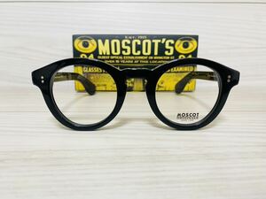 MOSCOT モスコット★メガネフレーム★KEPPE★伊達眼鏡 ウェリントン 黒縁 セルフレーム 未使用 美品★