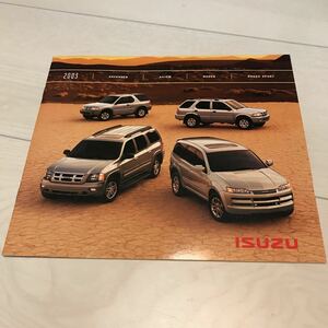 希少 北米版 ISUZU いすゞ 2003 SUV カタログ　ロデオ usdm 高速有鉛