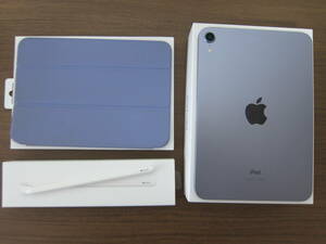 iPad mini 256GB（第6世代）wi-fiモデル パープル　・Apple Pencil（2世代）　・Smart Folio　Apple純正セット