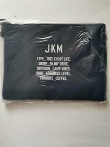 〇　サコッシュ　JKM　　紺　ネイビー　バッグ　オートバックス　約22.5cm×17cm