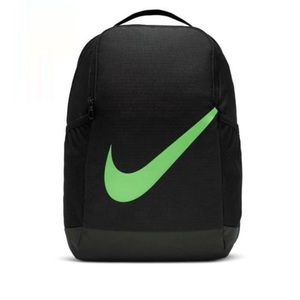 NIKE バックパック スウッシュ ブラック グリーン 18L ナイキ リュック バッグ ジュニア 黒 黄緑 BA6029-014 