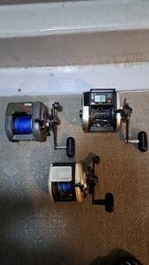 ＜Daiwa・ダイワ＞ SUPER 胴付GS-50・棚　GS-60・SUPER　DYNAMIC　GS-30　3点　中古　⑲