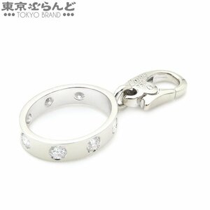 103018591 カルティエ CARTIER ベビー ラブ チャーム K18WG ダイヤモンド 7PD フルダイヤ ペンダントトップ チャーム レディース 仕上済