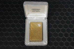 うぶ品　未使用　Zippo　ORIGINAL 1932 REPLICA　ゴールドカラー　ジッポライター　未確認 未整備品　喫煙具