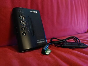 【SONY】WM-DX100 RM-10D 　WALKMAN vintage PORTABLE CASSETTE PLAYER ソニー ウォークマン ポータブル カセットプレーヤー　リモコン