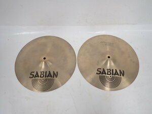 SABIAN AA REGULAR Hats 14/36cm ハイハットシンバルTOP&BOTTOMセット セイビアン レギュラーハット ドラム 打楽器 △ 6E539-4